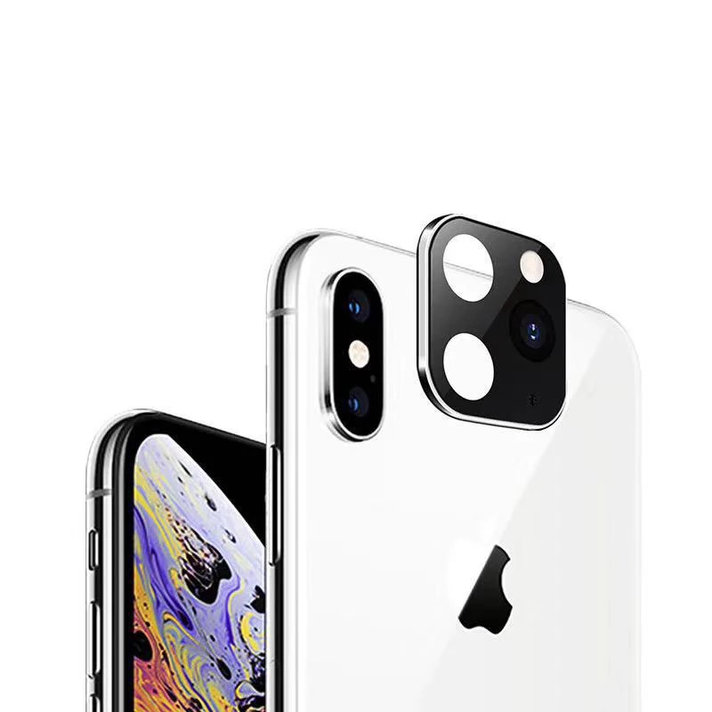 Bakeey-Converted-Change-iPhone-XS-Max-to-iphone-11-Pro-Max-Metal--Tempered-Glass-2-in1-Anti-scratch--1583731-9